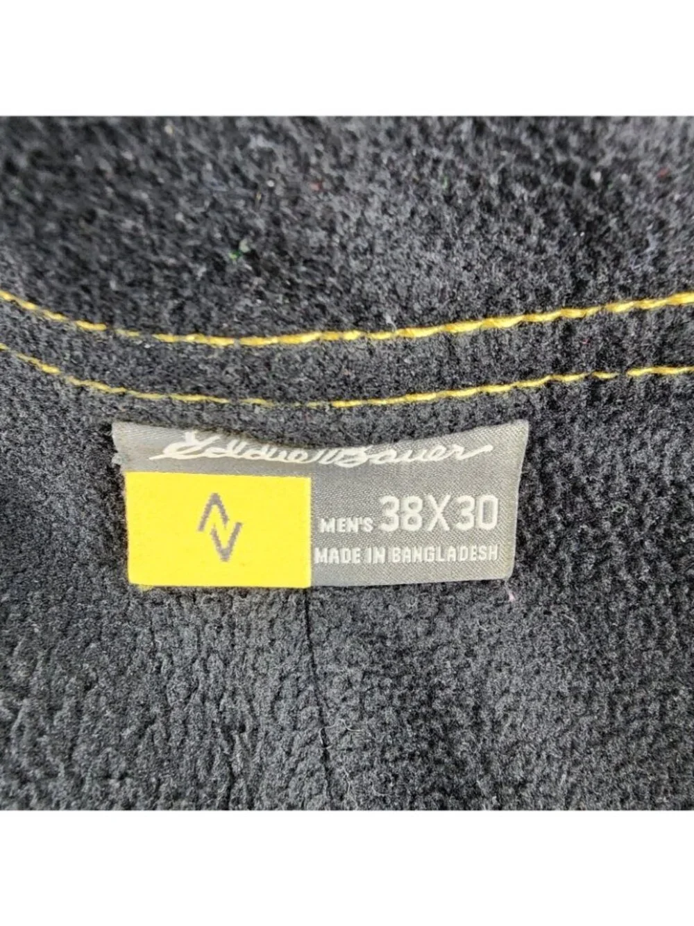 Eddie Bauer Travex Pants Mens 38x30 Guide Pro Lined Gray Nylon Hiking